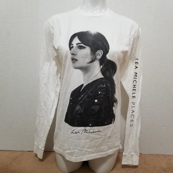 Lea Michele shirt Small Places photo graphic long sleeve band merch Glee - Picture 1 of 7